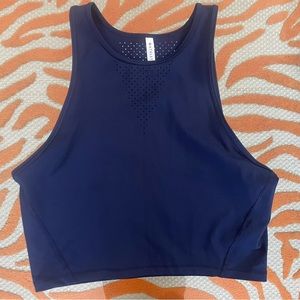 Navy athleta running top